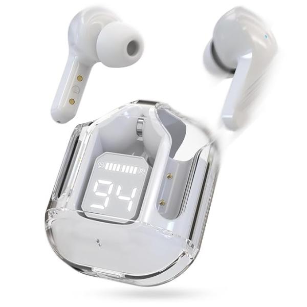 AIR 31 TWS Bluetooth 5.3 Earbuds - Transparent, Waterproof, Noise Reduction