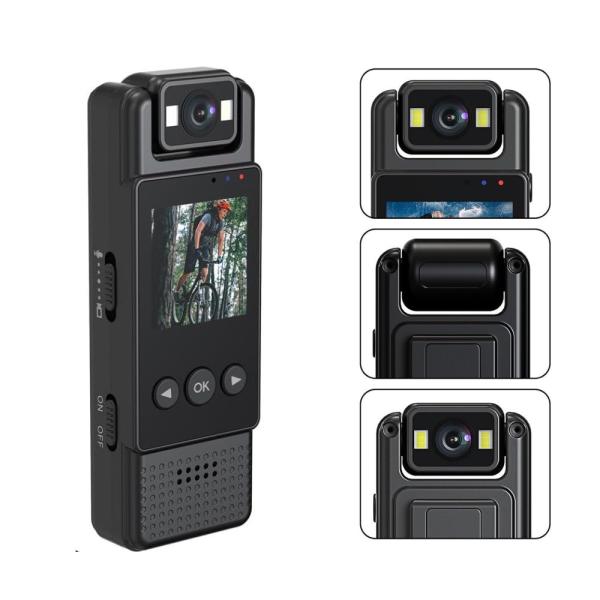 L12 Mini Body Camera - 1080P Wearable WiFi Video Recorder with Night Vision