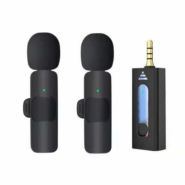 K35 Wireless Dual Microphone for Mobile Phones & Cameras - High Quality Audio