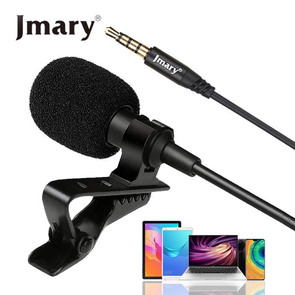 Jmary MC-R1 Professional 3.5mm Lavalier Microphone for Clear Audio Recording