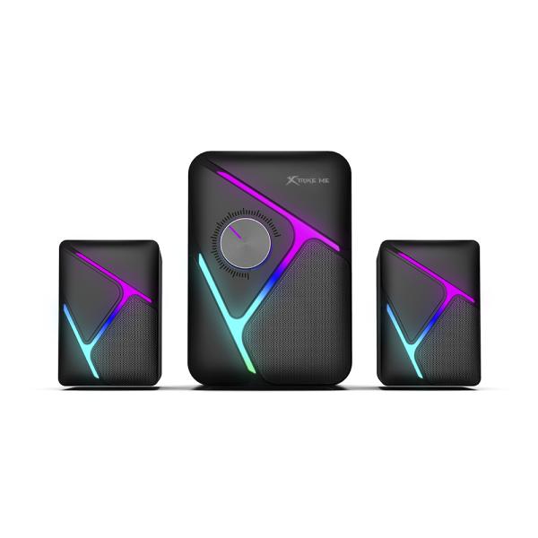 XTRIKE ME SK-610 RGB Stereo Wired Gaming Speakers with Subwoofer
