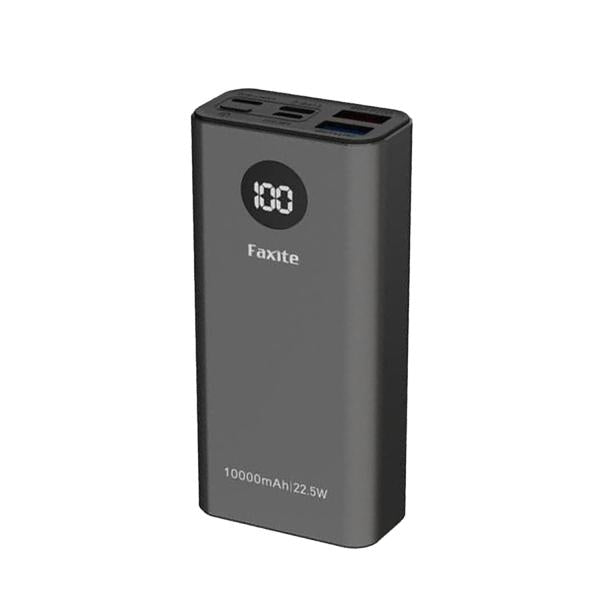FAXITE M10PRO 10000mAh Power Bank with Quick Charge 4.0 & Digital Display