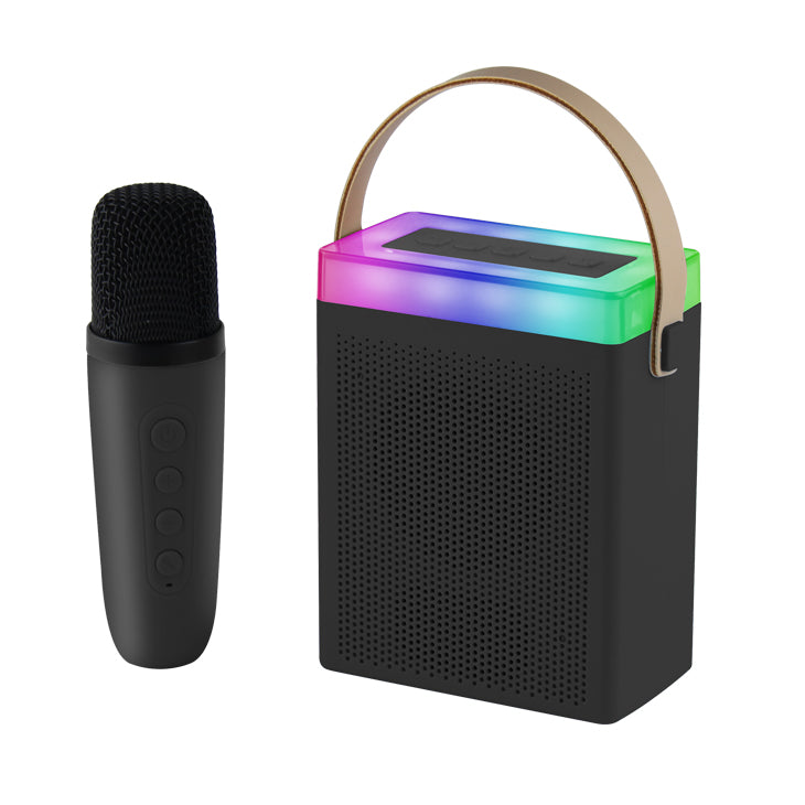 KISONLI G22 Mini Bluetooth Portable Karaoke Speaker with Wireless Microphone