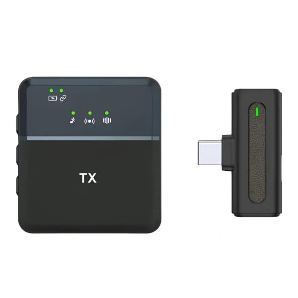 SX8 Type-C Wireless Lavalier Microphone - Professional Interview & Vlog Mic with Noise Reduction