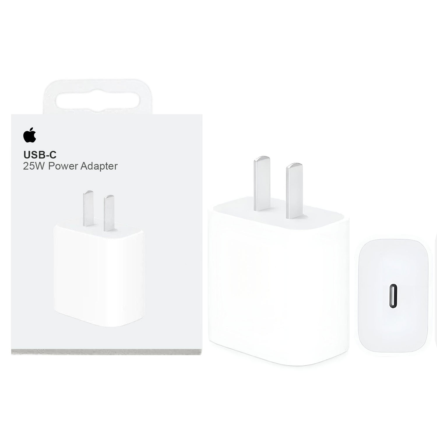 25W USB-C PD Power Adapter Charger for iPhone & USB-C Devices (US Pin)