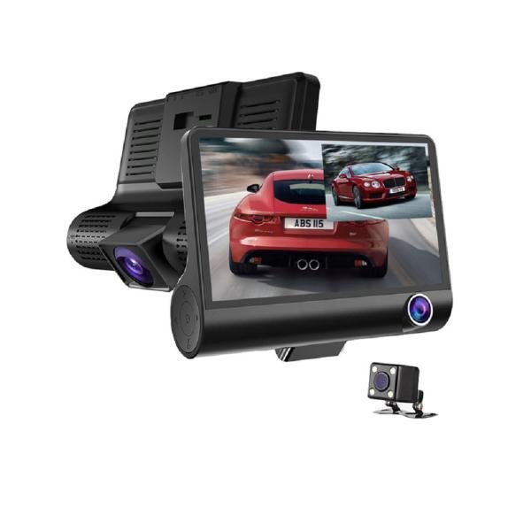 WDR Dashcam 3 Camera Lens Video Car DVR Full HD 1080P