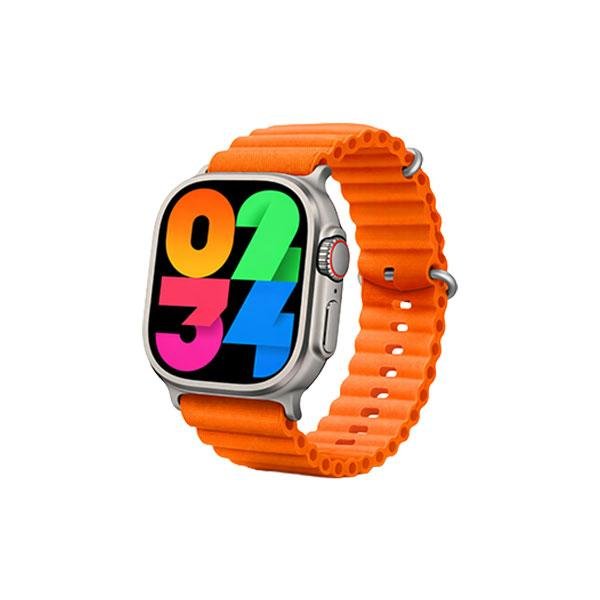 JS9 ULTRA MAX 2.12 Inch Amoled Screen Smart Watch Ultra 49mm Men Series 8 Nfc Wireless Charging Sports Watch WITH Wearfifit Pro APP (Orange)