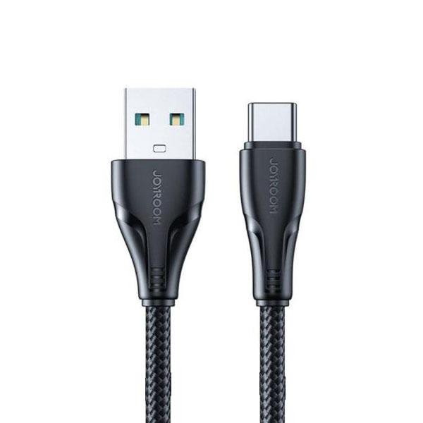 JOYROOM S-A11 SURPASS SERIES 3A USB-A TO TYPE-C FAST CHARGING DATA CABLE 1.2M-BLACK