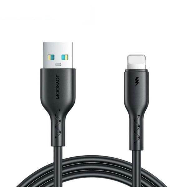 Joyroom SA26-AL3 Flash-Charge Series 3A Fast Charging Data Cable (USB-A to Lightning) 1m-Black