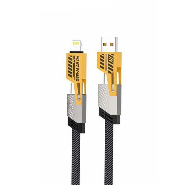4 IN 1 MULTI USB PD CHARGING CABLE (TYPE-C TO C, C TO LIGHTNING, USB TO C, USB TO LIGHTNING)