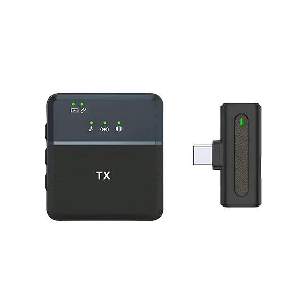 SX8 TYPE-C SINGLE PROFESSIONAL LAVALIER WIRELESS MICROPHONE FOR INTERVIEW, VLOG, LIVE MIC NOISE REDUCTION