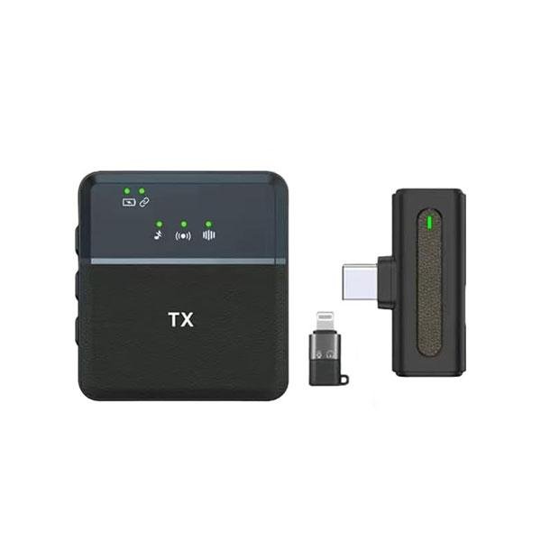 SX8 TYPE-C/IPHONE SINGLE PROFESSIONAL LAVALIER WIRELESS MICROPHONE FOR INTERVIEW, VLOG, LIVE MIC NOISE REDUCTION