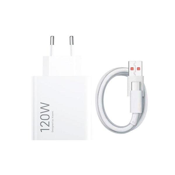 XIAOMI 120W EU PLUG QC3.0 FAST QUICK WALL CHARGER WITH CABLE