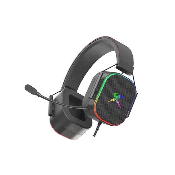 XTRIKE ME GH-606 RGB WIRED GAMING HEADSET ADJUSTABLE MICROPHONE