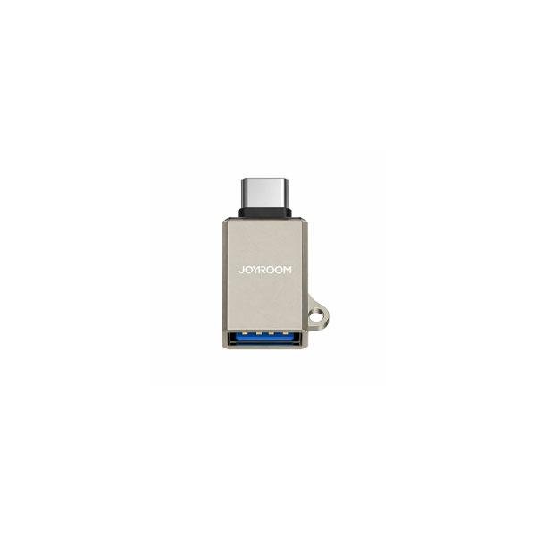 JOYROOM S-H151 TYPE-C MALE TO USB FEMALE ADAPTER SILVER