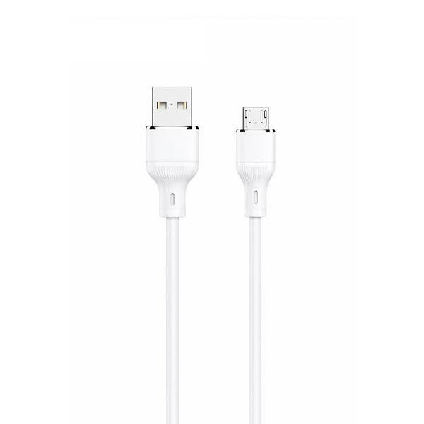 LOGILINK USB TO MICRO SILICONE FAST CHARGING DATA CABLE 1M (1 YEAR WARRANTY) WHITE