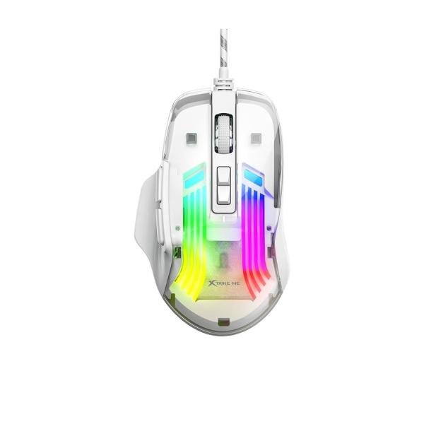 XTRIKE ME GM-319 WIRED GAMING MOUSE 7200 DPI WHITE