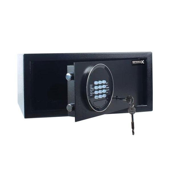 SPEEDX SP-SF101 STEEL PLATE SECURITY SAFE LOCK HIGH PROTECTION ALARM SYSTEM H200×W430×D360mm