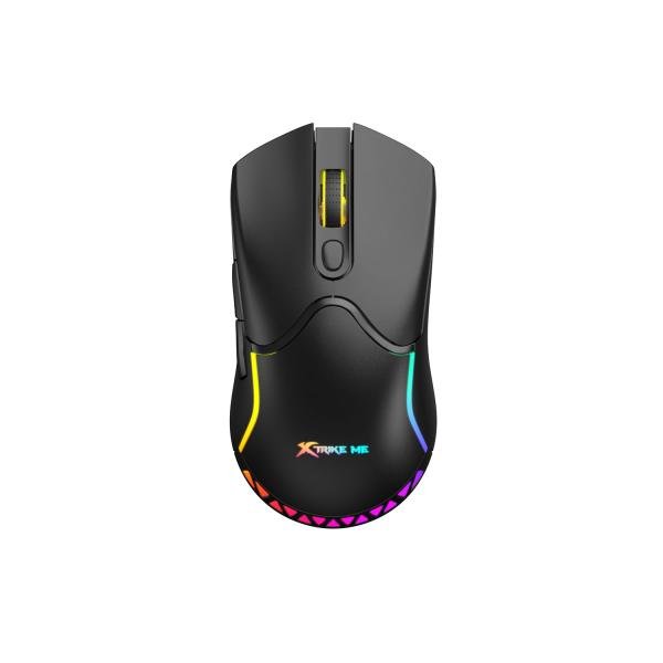 XTRIKE-ME GW-610 WIRED/WIRELESS 7 BUTTON 8000 DPI GAMING MOUSE BLACK