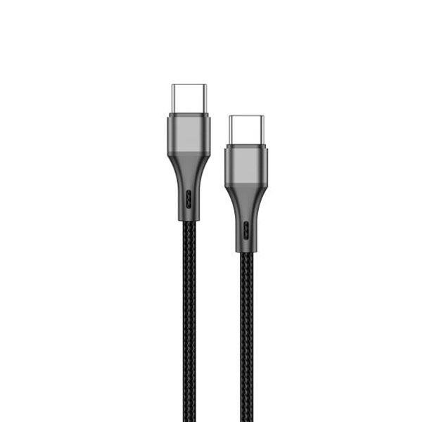 ASPOR AC-19 60W TYPE-C TO TYPE-C FAST CHARGING DATA CABLE 1M