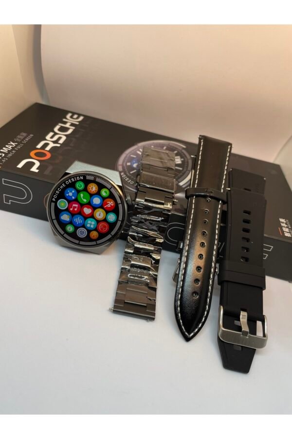 Porsche Design GT3 Max Round Smart Watch Men 1.45" HD Color Screen NFC Smart Watch - Image 5
