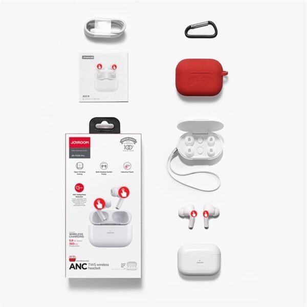 Joyroom Anc Pro JR-T03 Tws Wireless Earbuds (ORIGNAL) With Pop Up