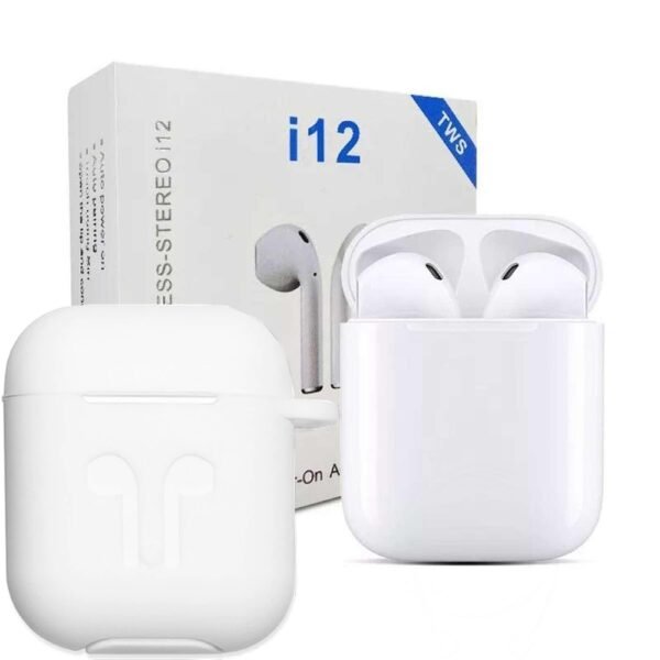 Twin I12 With Sensors Touch And Window Wireless Earphone V5.0 With Pouch
